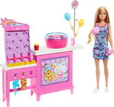 Barbie Mysteries: Beach Detectives Malibu Doll & Cotton Candy Booth Set - Colorland Toys