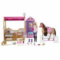 Barbie Mysteries The Great Horse Chase Ultimate Stable Playset HXJ44 - Colorland Toys