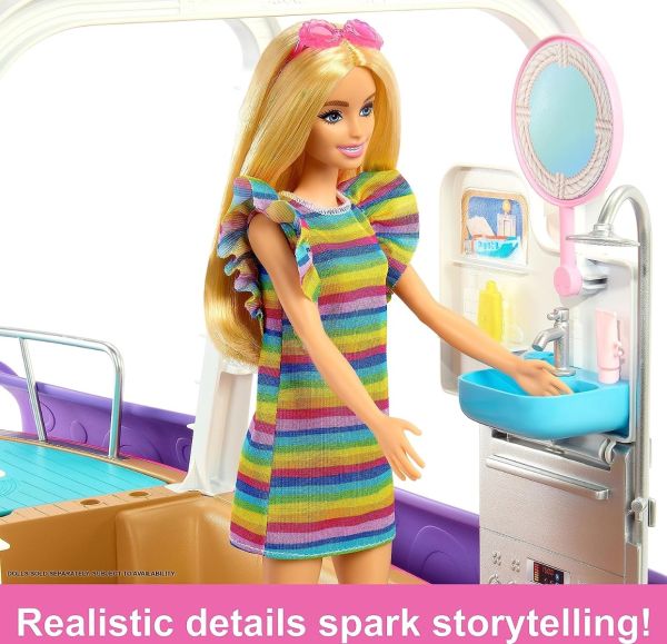Barbie Pink Dream Boat Playset HJV37 - Colorland Toys
