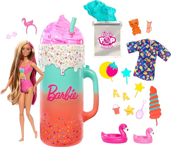 Barbie POP Reveal Fruit Surprise Doll - Tropical Smoothie HRK57 - Colorland Toys