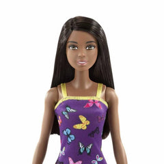 Barbie Purple Butterfly Print Doll HBV07/DTF41 - Colorland Toys