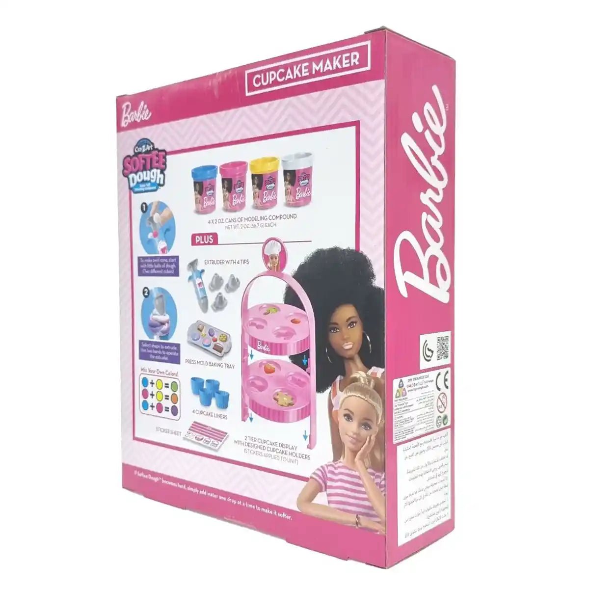 Barbie Softee Dough Cupcake Maker - Colorland Toys