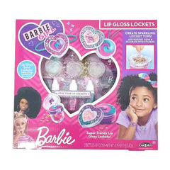 Barbie Sparkling Sweet Heart Lip Gloss Lockets - Colorland Toys