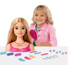Barbie Styling Head and Accessories Blonde Hair HMD88 - Colorland Toys