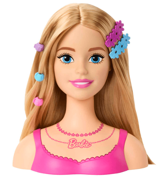 Barbie Styling Head and Accessories Blonde Hair HMD88 - Colorland Toys