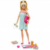Barbie Wellness Spa Doll Blonde with Puppy GKH73 - Colorland Toys