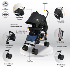 Batman Buggy Stroller B818B - C - Colorland Toys