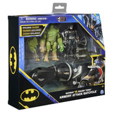 Batman DC Batman vs Swamp Thing Figure Battle Pack with Armory Attack Batcycle 6064766 - Colorland Toys