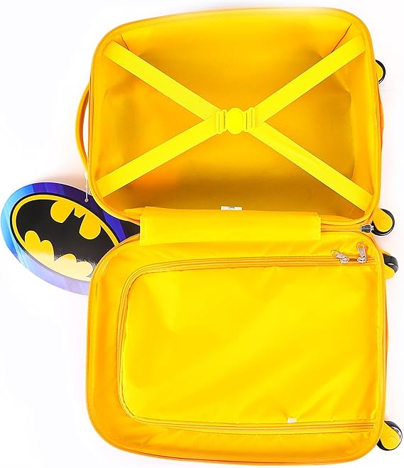 Batman Kids Luggage with Reusable Stickers 18 - inch TBT23BTMNKL410 - Colorland Toys