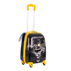 Batman Kids Luggage with Reusable Stickers 18-inch TBT23BTMNKL410 - Colorland Toys