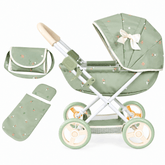 Bayer Design Doll Pram Cosy - Green and Flowers - Colorland Toys