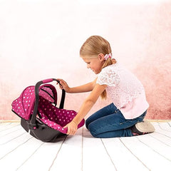Bayer Dolls Deluxe Car Seat With Canopy Upto 46 - Cm Dolls 67976AB - Colorland Toys