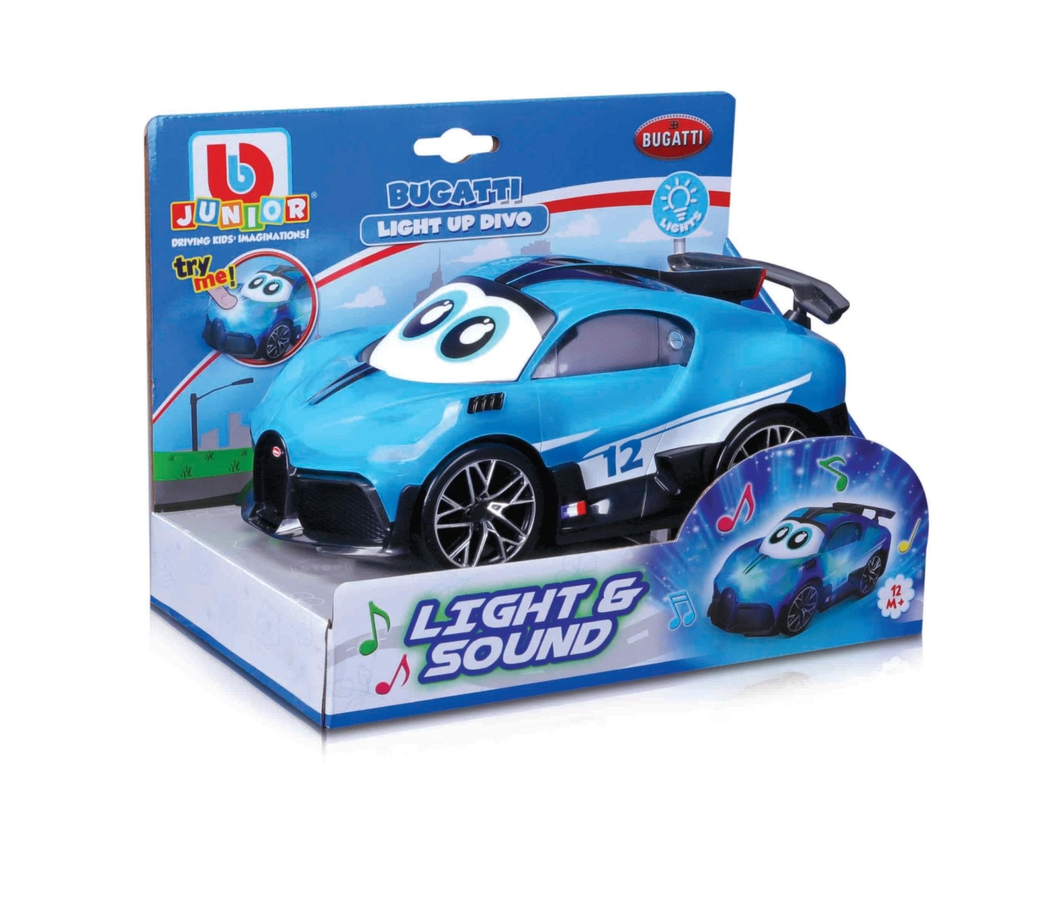 BBJunior Buggati Light Up Divo - Colorland Toys