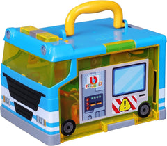 BBJunior My 1st Carry Along Garage - Blue 16 - 88621 - Colorland Toys