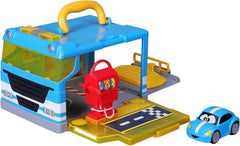 BBJunior My 1st Carry Along Garage - Blue 16 - 88621 - Colorland Toys
