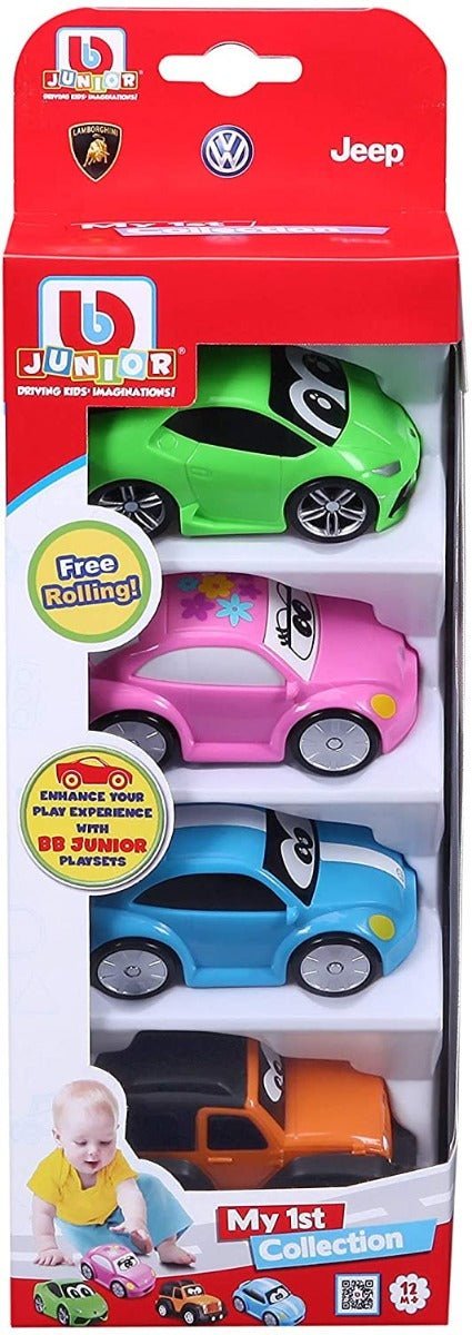 BBJunior My 1st Collection Cars 4 Pack 16 - 85125 - Colorland Toys