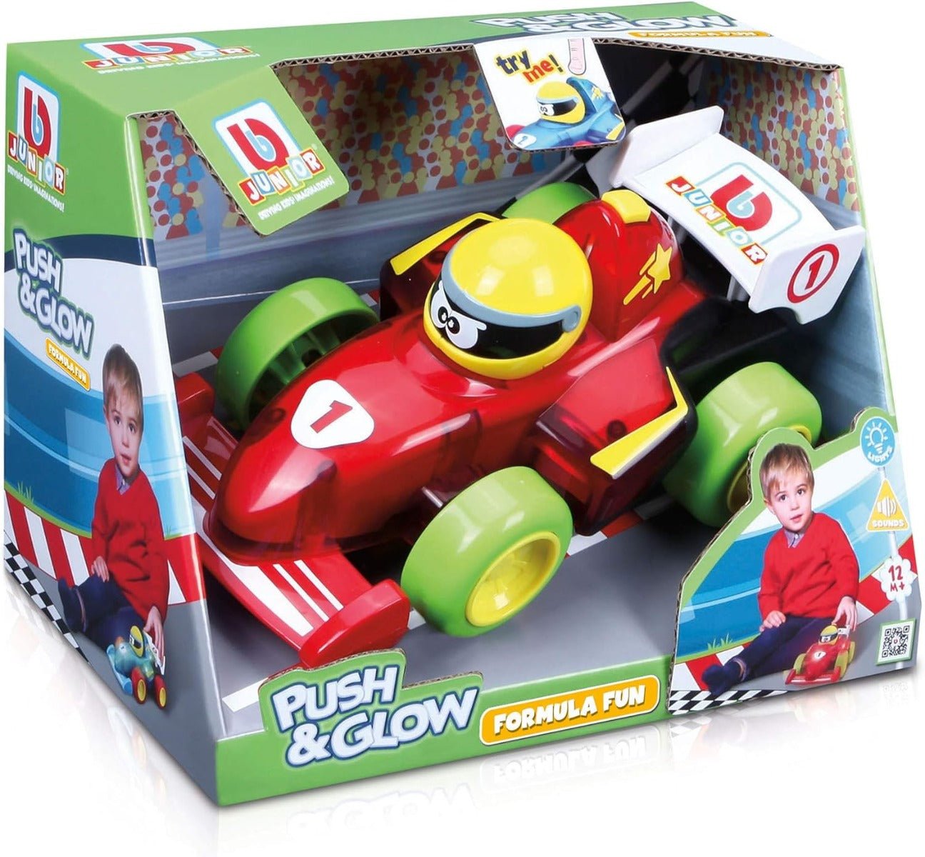 BBJunior Push & Glow Formula Fun 16 - 89021 - Colorland Toys