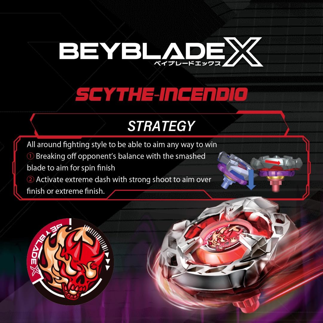 Bblade X Launcher Scythe Incendio 4-60T TP9583 - Colorland Toys