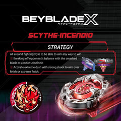 Bblade X Launcher Scythe Incendio 4-60T TP9583 - Colorland Toys