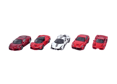 BBurago Ferrari Diecast Vehicles 5pcs – 1:64 Scale | 488 GTB, Enzo, 488 Pista, F12, LaFerrari | Collector Pack - Colorland Toys