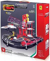 BBurago Ferrari Racing Garage Playset 18 - 30197 - Colorland Toys