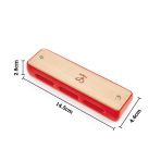 Hape Blues Harmonica Wooden Musical Instrument - Colorland Toys