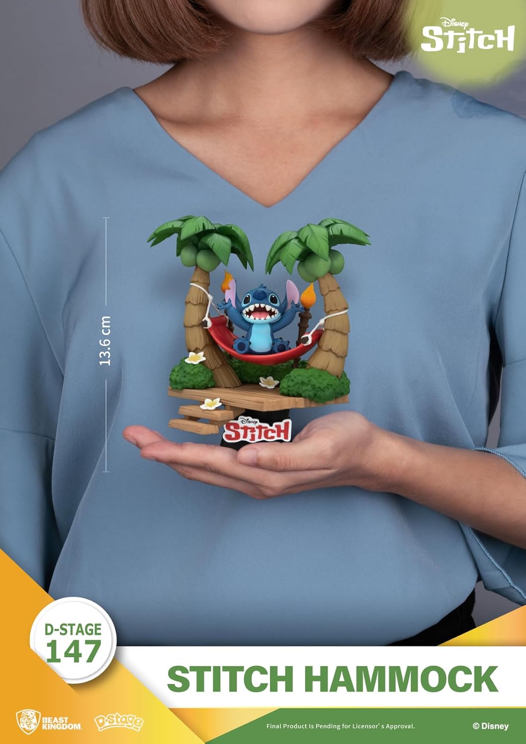 Beast Kingdom Stitch Hammock DS - 147 - Colorland Toys