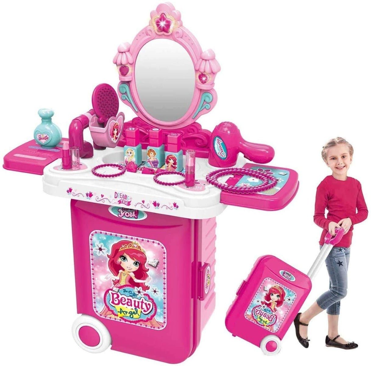 Beauty Trolley 3 - in - 1 Set 008 - 953A - Colorland Toys