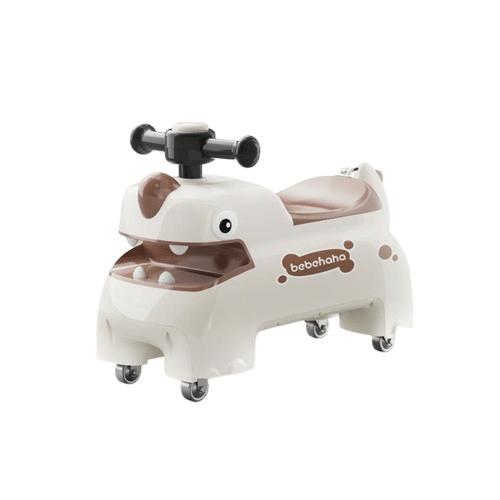 Bebehaha Kids Dinosaur Ride On Beige MN039 - Colorland Toys