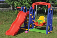 Bella Play Flower Slide & Swing Set - Colorland Toys