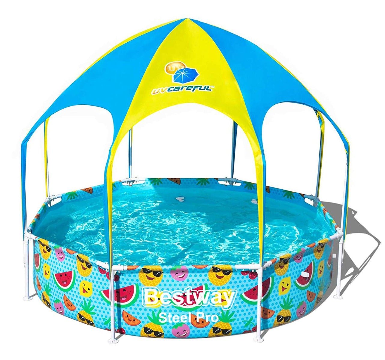 Bestway Above Ground Splash N Shade Play Round Pool 244 x 51cm 56432 - Colorland Toys