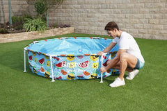 Bestway Above Ground Splash N Shade Play Round Pool 244 x 51cm 56432 - Colorland Toys