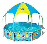 Bestway Above Ground Splash N Shade Play Round Pool 244 x 51cm 56432 - Colorland Toys