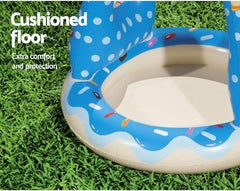 Bestway Candyville Inflatable Shaded Paddling Pool 91cm x 91cm x 89cm 52270 - Colorland Toys