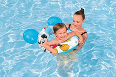 Bestway Disney Splash Pal Mickey Inflatable Swim Tube with Ears 65x66cm - Colorland Toys