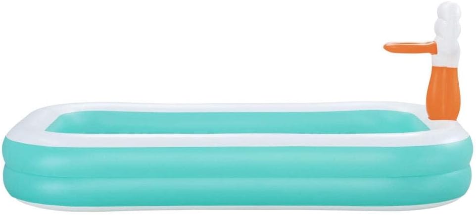 Bestway Dunk N' Splash with Basketball Hoops Family Pool 2.51 x 1.68 x 1.02m 54445 - Colorland Toys