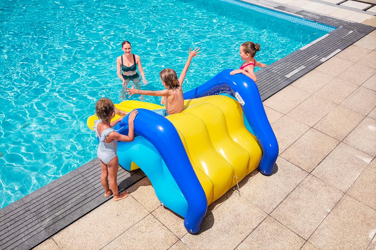 Bestway Extra - Wide Pool Slide 2.47m x 1.24m x 1m 52453 - Colorland Toys