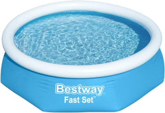 Bestway Fast Set Fill & Rise Pool 2.44m x 61cm 57448 - Colorland Toys
