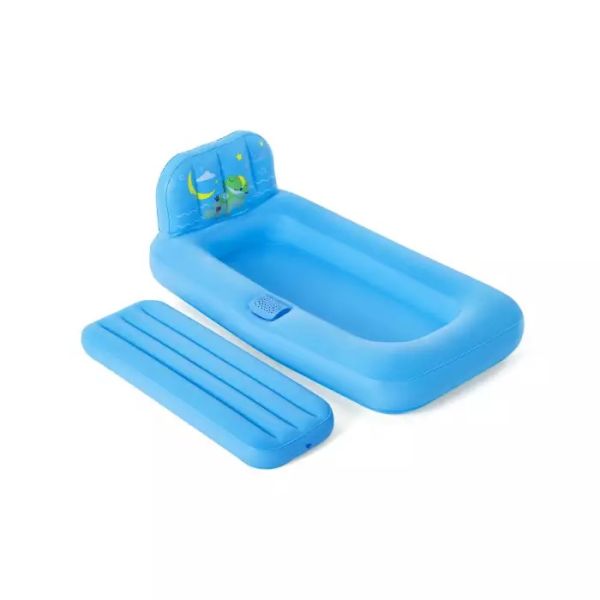 Bestway Fisher Price Air Bed Dream Light with LED Projector 132 x 76 x 46 cm Blue 93546 - Colorland Toys