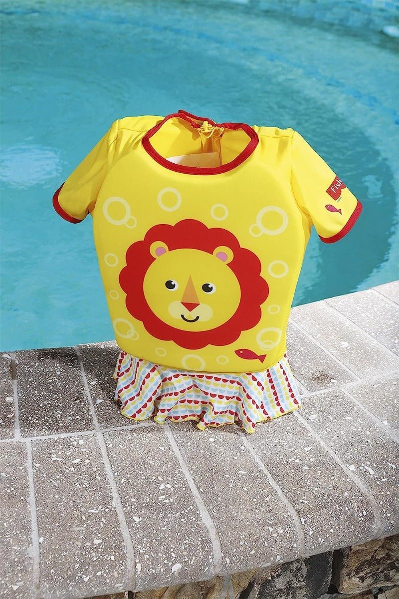 Bestway Fisher Price Girls Float Suit - Yellow S/M 93523