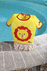 Bestway Fisher Price Girls Float Suit - Yellow S/M 93523 - Colorland Toys