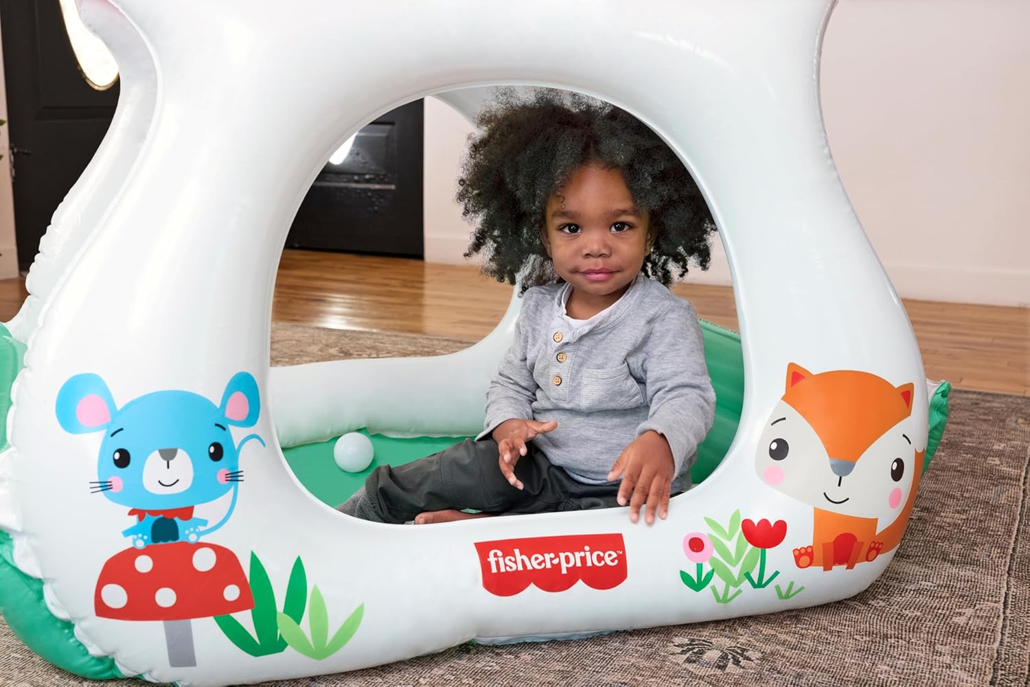 Bestway Fisher - Price Merry Mushroom Ball Pit 107 x 97 x 110cm 93570 - Colorland Toys