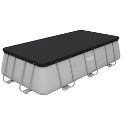 Bestway Flowclear Swimming Pool Cover Rectangular 13.3Ft 4.04mx2.01m/4.12mx2.01m 58232 - Colorland Toys
