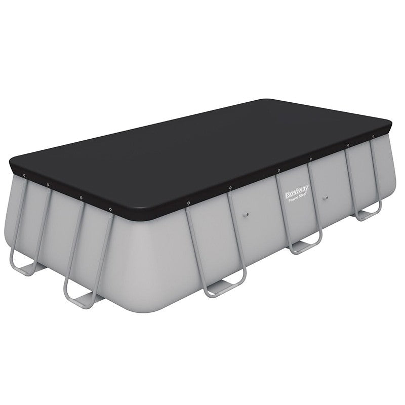 Bestway Flowclear Swimming Pool Cover Rectangular 13.3Ft 4.04mx2.01m/4.12mx2.01m 58232 - Colorland Toys