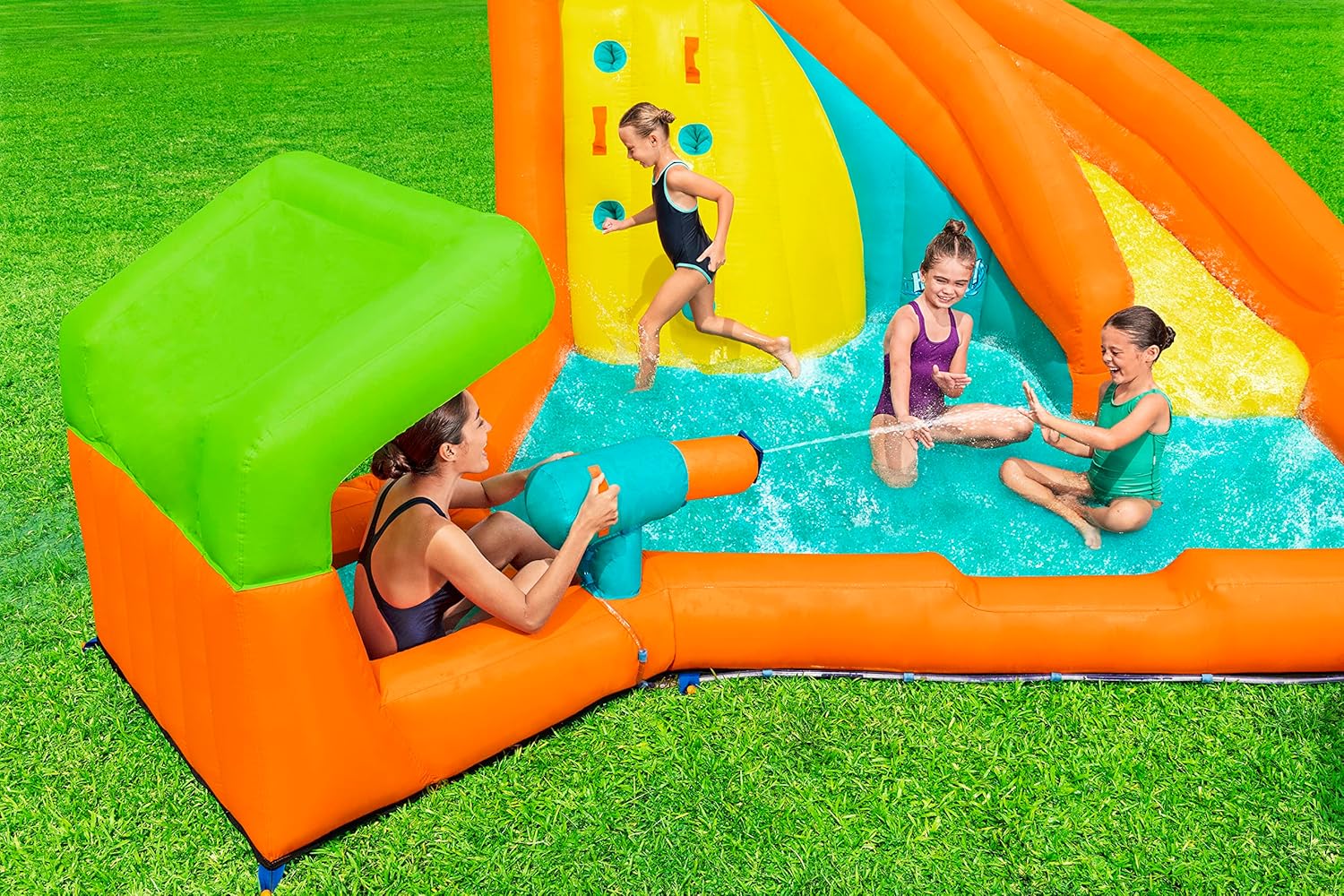 Bestway H2OGO! Canopy Cove Kids Inflatable Mega Water Park 53436 - Colorland Toys
