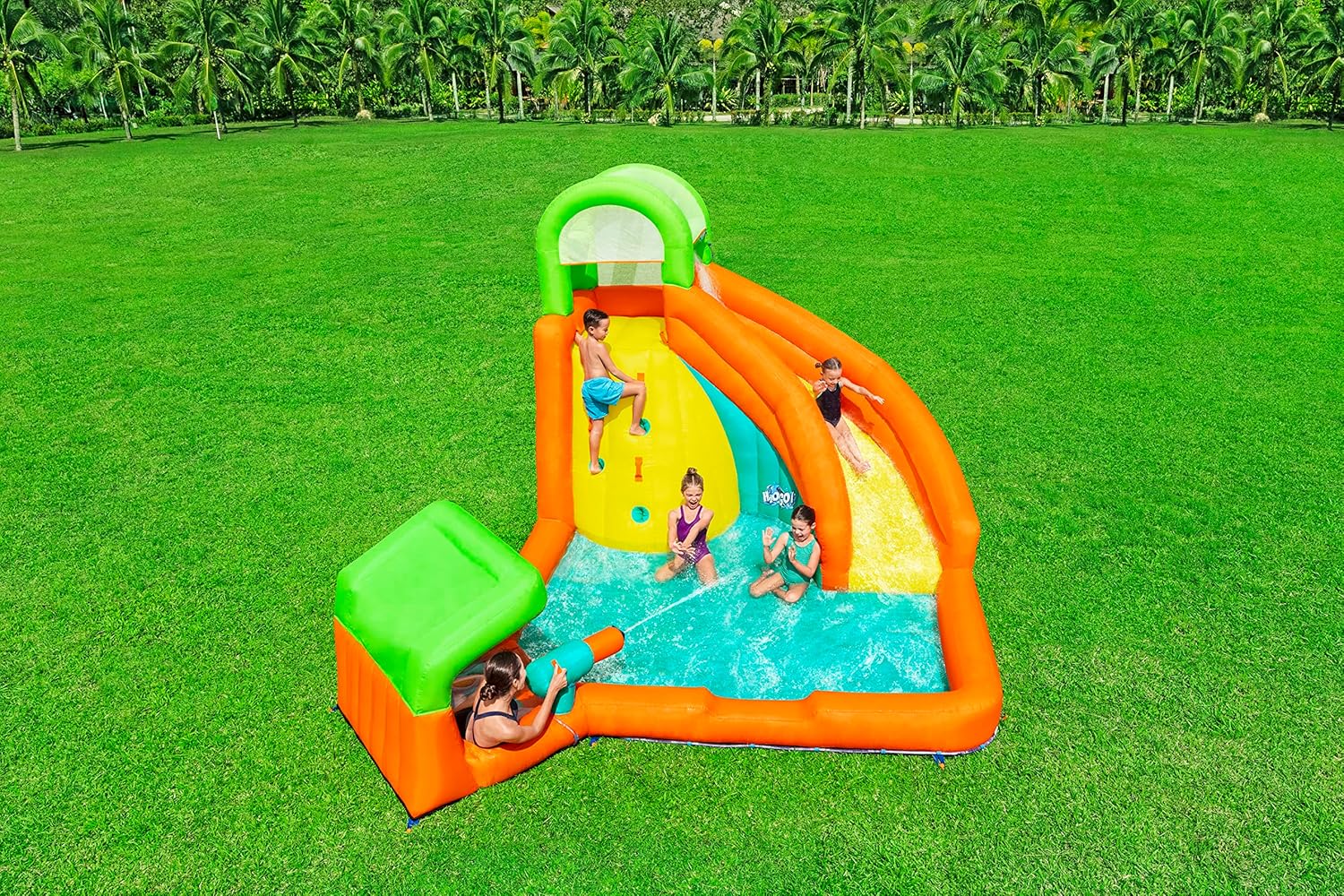 Bestway H2OGO! Canopy Cove Kids Inflatable Mega Water Park 53436 - Colorland Toys