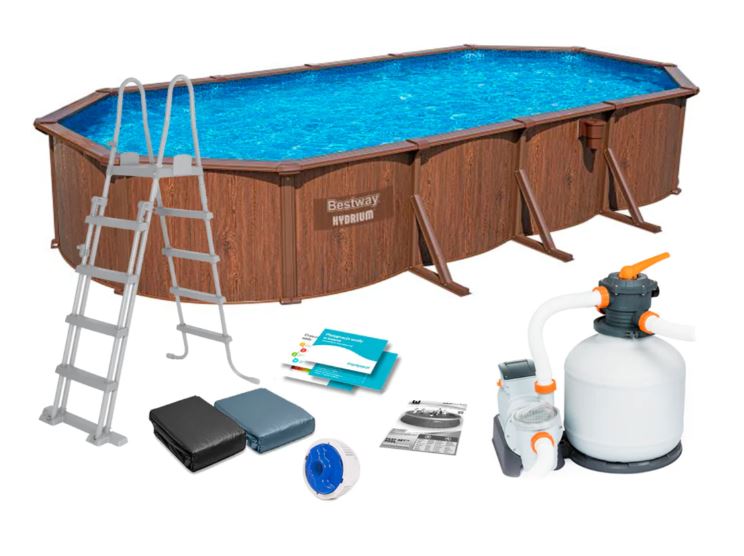 Bestway Hydrium Oval Pool Set 7.30mx3.60mx3.60m 561CW - Colorland Toys