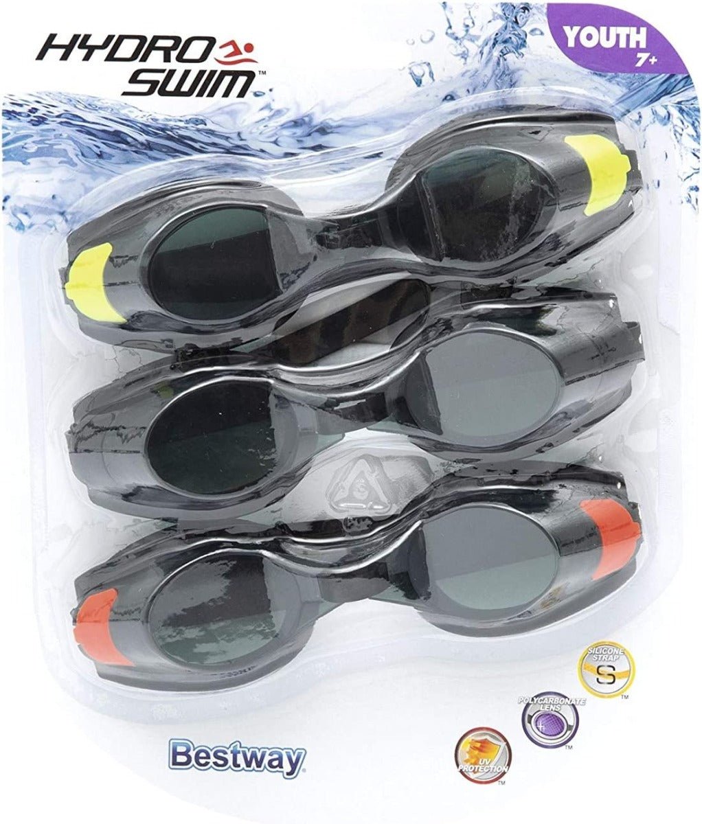 Bestway Hydro - Swim Focus Goggle Set 3 - pack 21096 - Colorland Toys