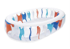Bestway Inflatable Elliptic Family Pool 76x60x20 inch 54066 - Colorland Toys