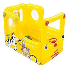 Bestway Lil' Learner School Bus Playcenter Fisher Price 54x38x38 inch 93506 - Colorland Toys